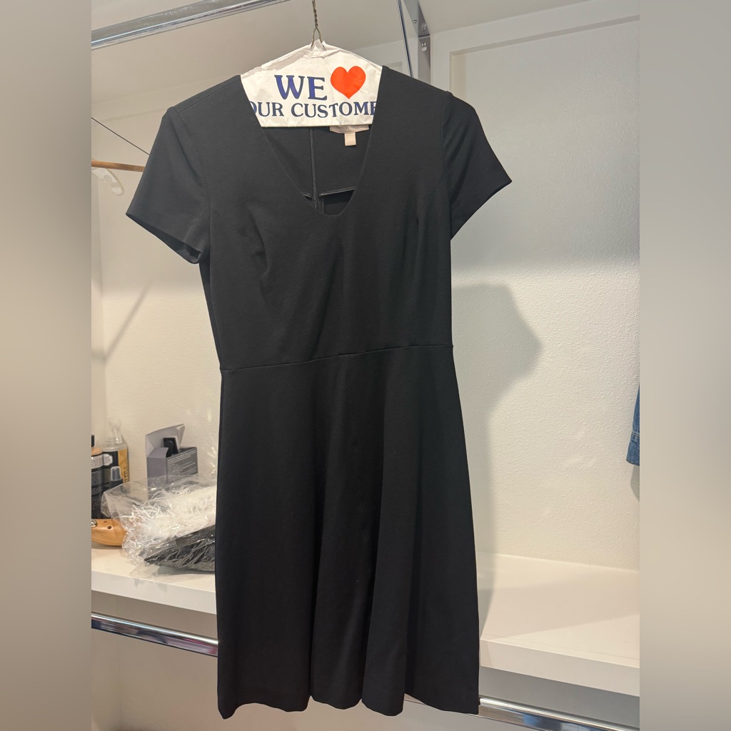 Black A-Line Banana Republic Dress - Can Be Used For Work Or Cocktail!